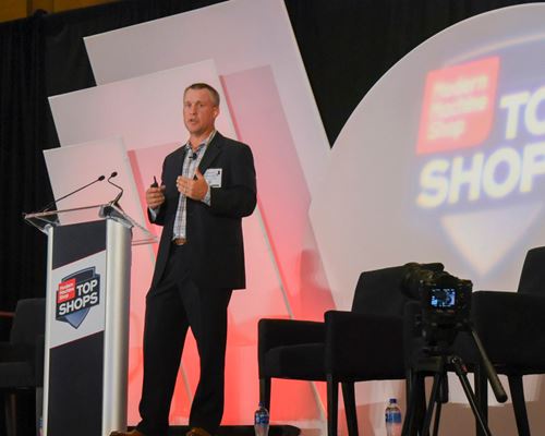 Steve Kline Jr Speaking at a Top Shops Conference